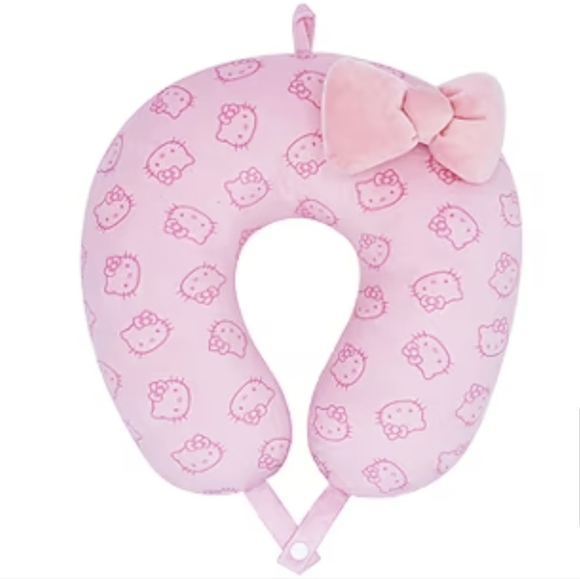 Sanrio Other - Sanrio Pink Hello Kitty Travel Neck Pillow with Bow